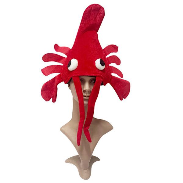 Krebshat, krabbehat, festlig hat, sjov kreativ halloween cosplay