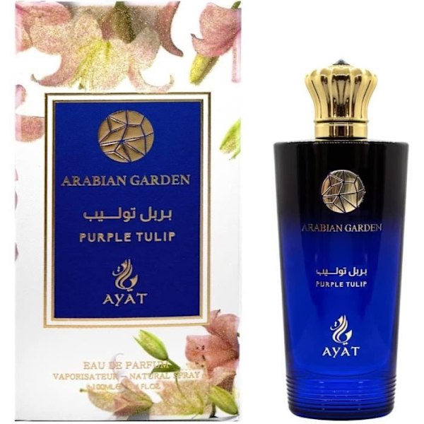 Arabian Garden LILA TULIP Parfym 100 ml Inspirerad Arabian Garden – Oriental EDP Tillverkad i Dubai – Rosblommig doft, jasmin