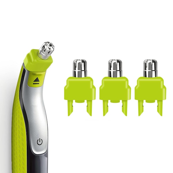 3-pak Nose Hair Trimmer, Ørehårs Trimmer og Øjenbryn Trimmer udskiftningshoveder Kompatibel med 2520 2630 2724 2834 Skrabere Nose Hair Trimmer Green