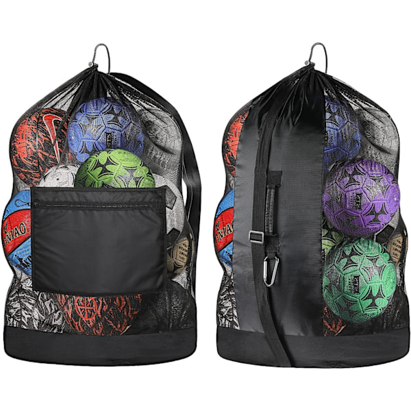 Extra Large Ball Bag Mesh Soccer Bag Adjustable Shoulder