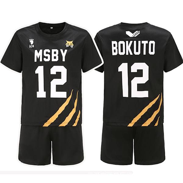 Haikyuu Cosplay-asu MSBY Volleyball Club Karasuno High School Shoyo Hinata Kotaru Bokuto Urheiluasu Puserot Yhtenäinen DXL