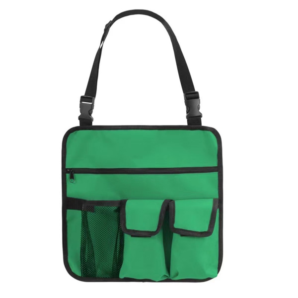 Beach Chair Armstöd Organizer Bag med justerbar axelrem: Perfekt för baby green