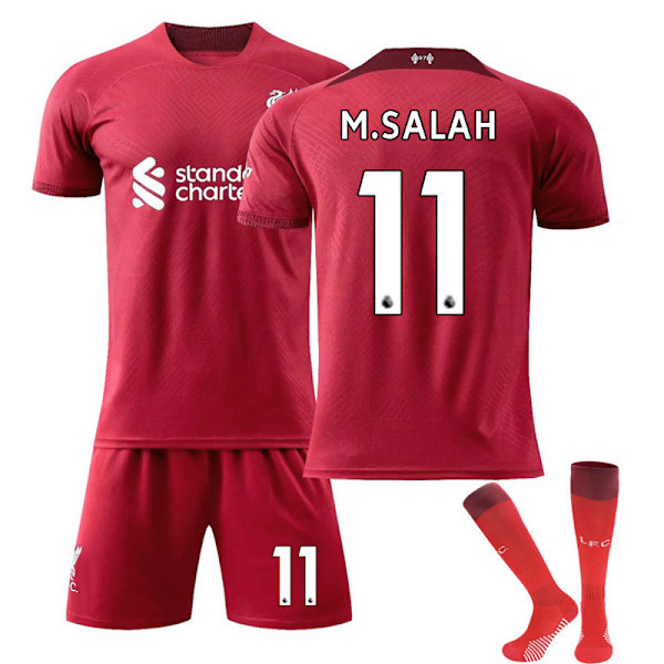 22-23 Liverpool Home Shirt for Kids - Shirt NO.11 Salah