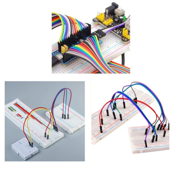 3st 830-punkts breadboard MB102, prototyp breadboard, MB830-102 breadboard för protoshield distribution plint