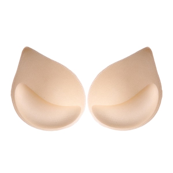 3 par bröstkuddar push up inlägg bh-kupor ersättning br nude One Size 3pcs