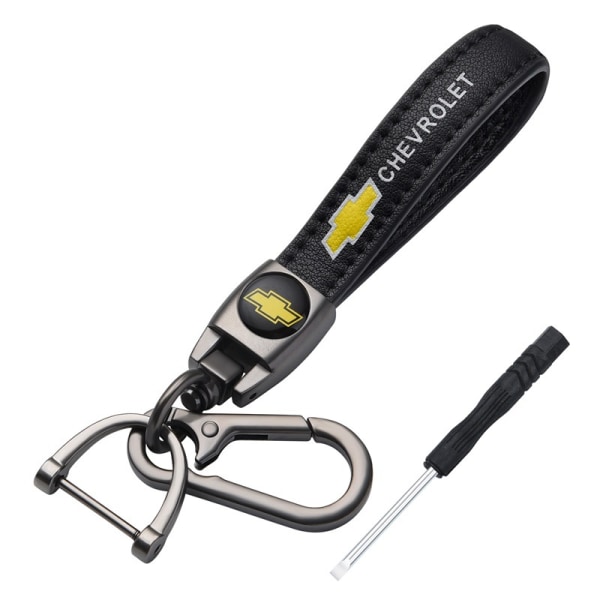 Set i läder - Chevrolet - Travel Premium Nyckelring Clip Lanyard Accessories Dekor Present, 1 st.
