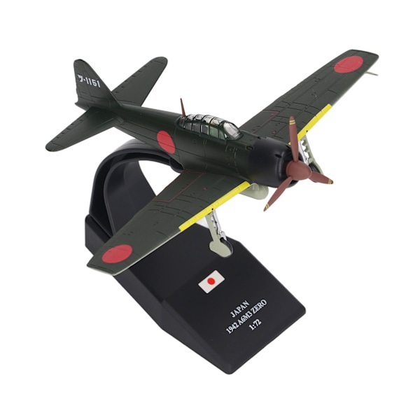 1:72 Diecast jagerflymodell - Hjemmedekorasjon - Samleobjekter - Jagerflymodell med stativ