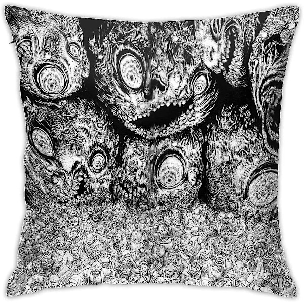 Throw Pillow Covers Home Decor, Used for Sofa Beds, Farmhouse Cushions, Are-ito Yumeng Night 18"x18"