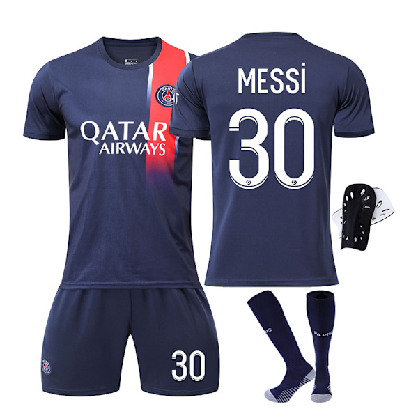 23-24 ny säsong Paris Saint-Germain Mbappe Messi tröja kit Messi NO.30 Messi NO.30 Messi NO.30 28