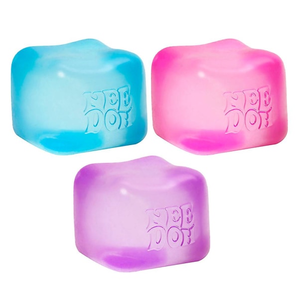 Schylling Nice Cube Nee Doh Stressboll - Sensoriska leksaker, ångest & stress relief Multicolored