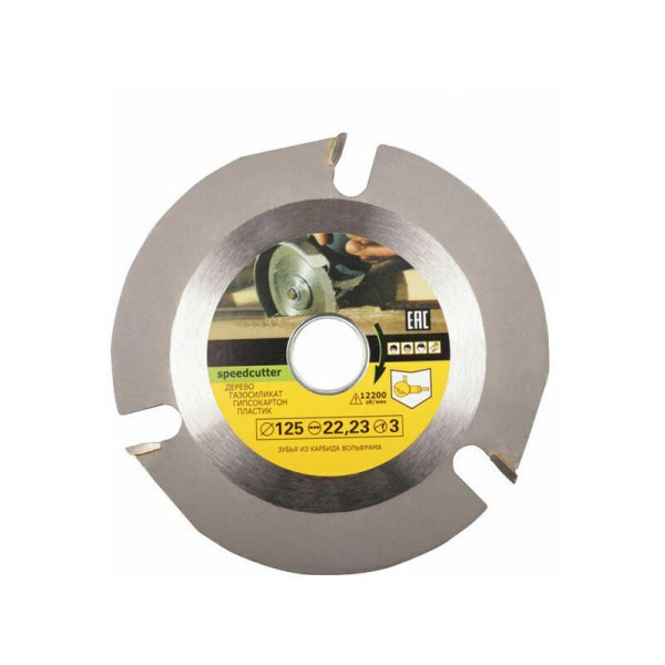 Wooden grinding disc 125 mm - wooden cutting disc - cutting disc for angle grinders