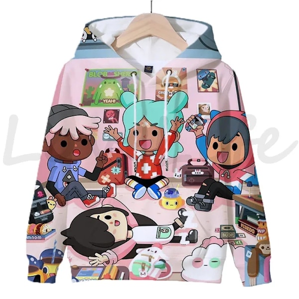 Toca Life World Luvtröjor Pojille ja Tytöille Pitkähihaiset Paidat Lapset Urheilupuvut Lapset Piirretty Paidat Syyspaidat Sudadera 13 13 kids-120(6T)