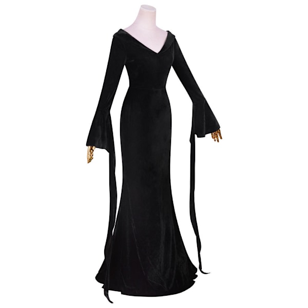 Morticia Kostyme Kjol for Kvinner Halloween Kostymer Cosplay L