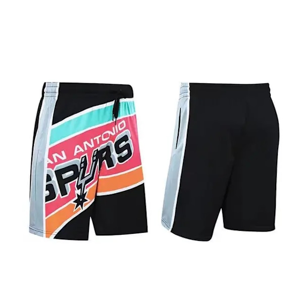 Herre Basketball Shorts Løs Hurtigtørrende Strandshorts 2XL