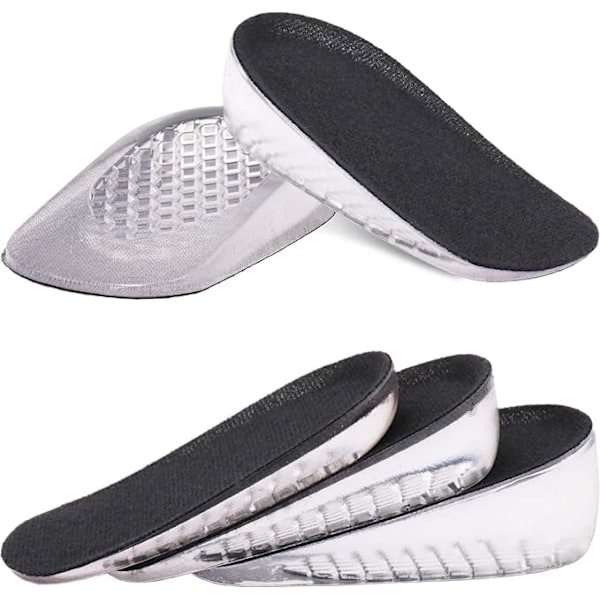 3 pairs of gel enhancing insoles (one pair for each of the three