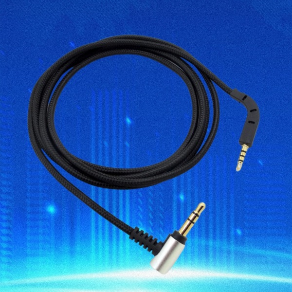 Ersättningskabel för P7 hörlurar 3,5 mm till 2,5 mm nylon kabelsladd 1,2 meter/4 fot