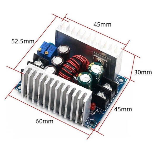 300W 20A DC-DC Justerbar Konvertermodul Konstant Strøm Spændingsregulator Effekt