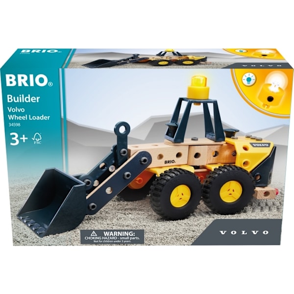 BRIO Builder 34598 - Volvo Hjullastare 1300