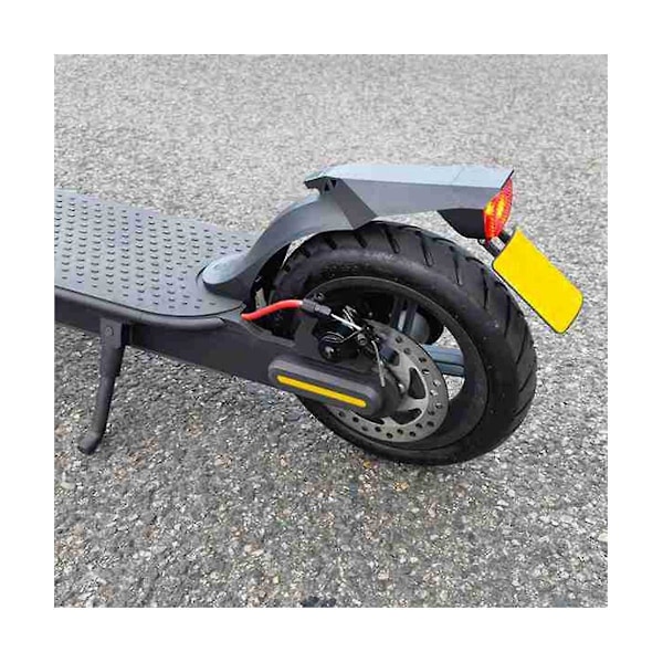 Scooter Fenders Bakre Skjerm Baklyssett med Skiltplate for Elektrisk, Pro 2, Rød