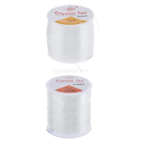 rolls of transparent elastic thread for jewelry making, cord accessories,