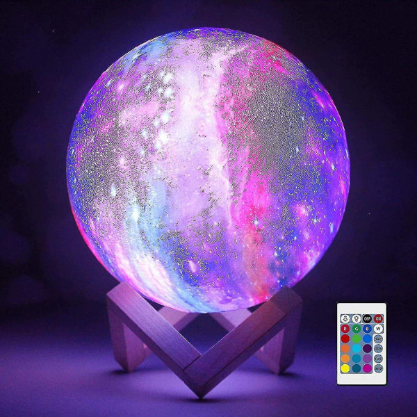 Lighting Moon lamp Lava lamp Night light Galaxy Lamp16 LED colors with wooden stand & remote control/touc