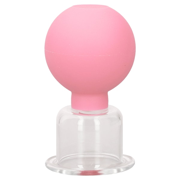 Facial massage cup cup silicone vacuum cup comfortable for tender skin beauty care pink no. 4