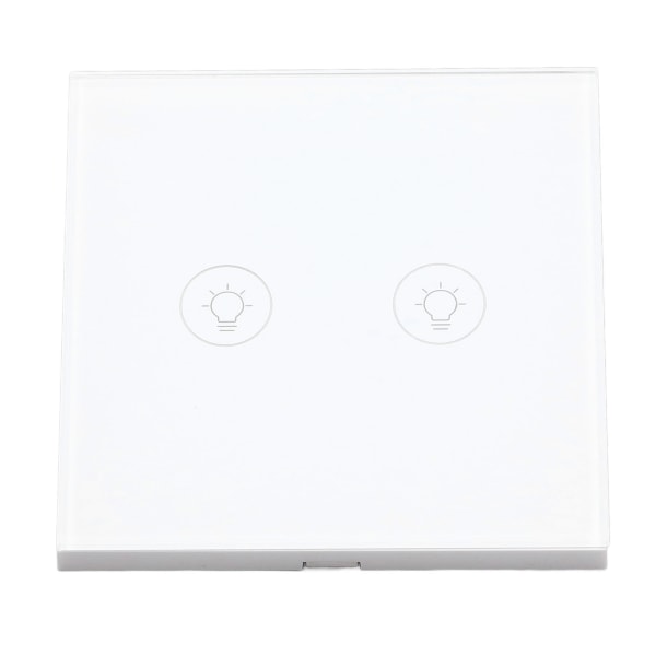 Wall Touch Light Switch Timing Funktion Härdat glas Dimmer Smart APP kontrollljusbrytare för Zigbee 90‑250V