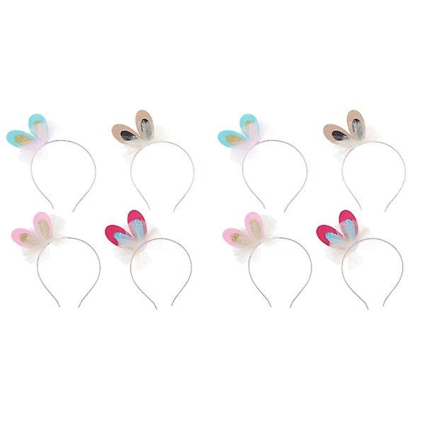 12 Pcs Adorable Baby Bunny Ears Hair Bows Lovely Easter Bunny Hair Bands 8 pcs 8 pcs