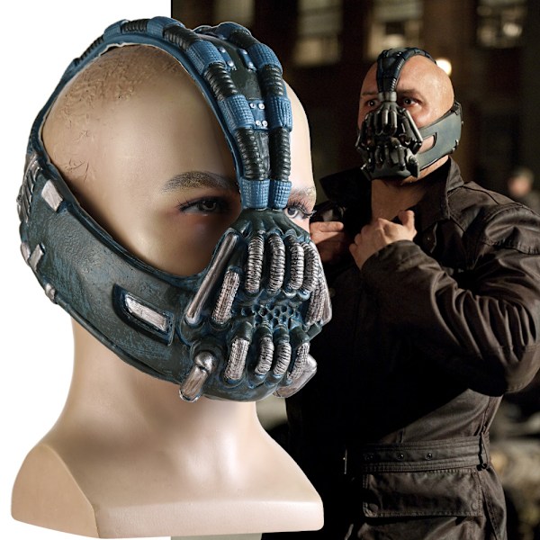 Batman The Dark Knight Rises Tre-Fjerde Bane Maske Halloween Ba