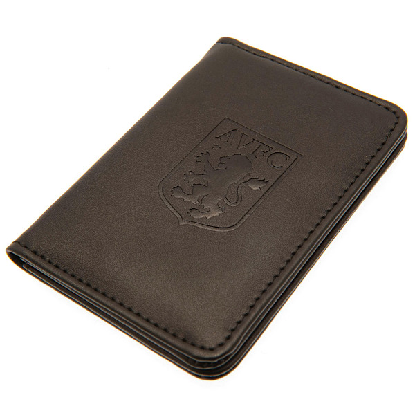 Aston Villa FC Crest Card Holder One Size Black Black