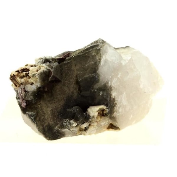 Steiner og mineraler. Anatase + Kvarts + Kloritt. 55,0 ct. Les Rousses, Vaujany, Isère, Frankrike.