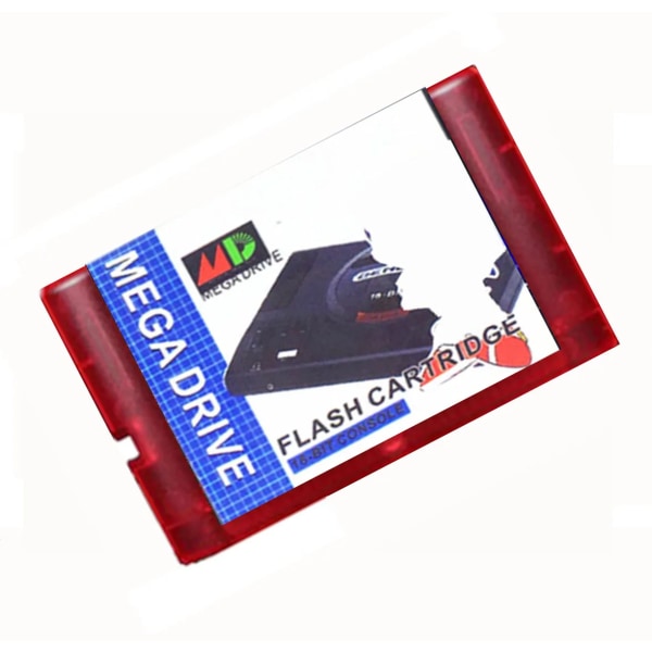 Den ultimata 1000 i 1 EDMD Remix MD-spelkassetten för USA/Japanska/Europeiska SEGA GENESIS MegaDrive-konsolen Silver