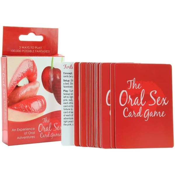 The Oral Sex Card Game, Sexy Vouchers Adult Couple Games Card Game