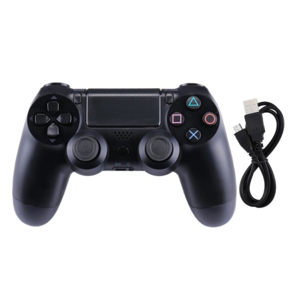 PS4 DoubleShock -ohjain Playstation 4:lle - Langaton musta