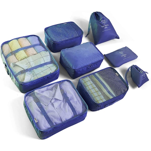 Organizer set packing cubes clothes bags shoe bags travel