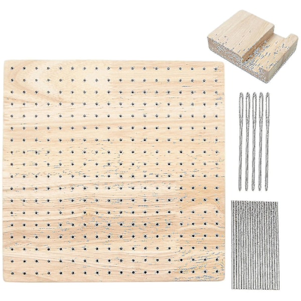 Rubber wood crochet blocking board, crochet accessories - Snngv-c