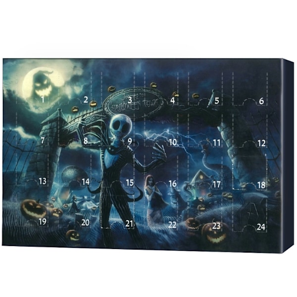 Halloween-adventskalender med overraskelsesleker, nedtelling til Halloween D-New Model