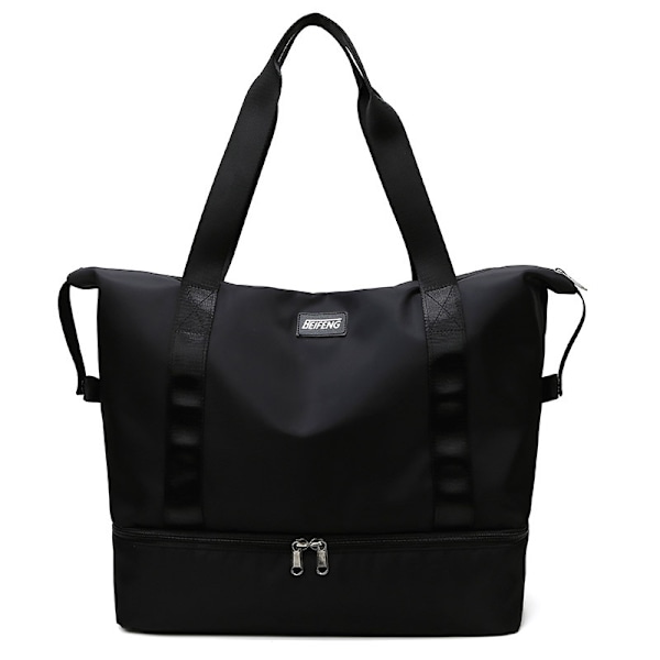 Reise Duffel Bag Sports Gym Tote Bærevesker For Kvinner Sammenleggbar Lett Overnatting Skulder Weekender Shopping Sykehus