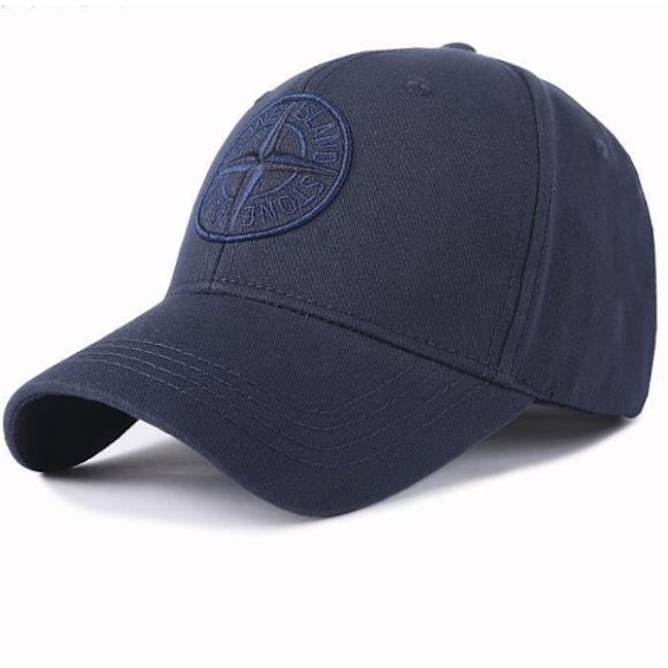 Stone Island Baseball-lippis, yksi koko, brodeerattu, unisex-hattu, säädettävä, miehille ja naisille #6