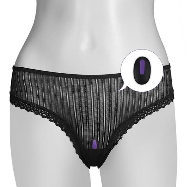 Nye vibrerende trusser 10 funktioner Trådløs fjernbetjening Strap On Underwear Vibrator til kvinder Sexlegetøj 7,5x2cm