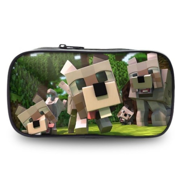 Minecraft-etui for barn - Trykt pennal - Søte studentvesker - Spot-salg C