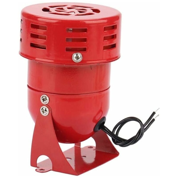 Buzzer Siren 220V 120DB High Power Mini Red Metal Engine Alarm In