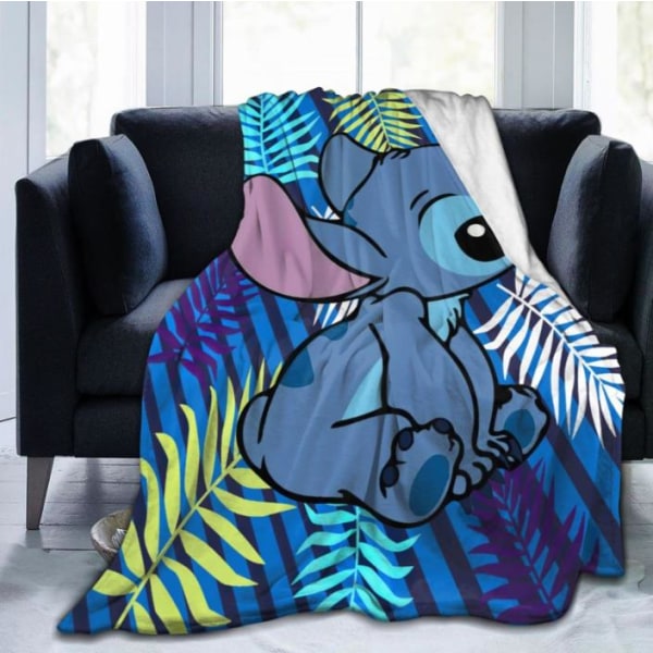 Stitch Blanket Cartoon Plysch Midday Sleep Cover Filt D D 130*150cm