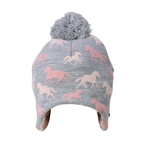 Hy Børn/Børn Flaine Hat One Size Grå/Rosa Grå/Pink Grey/Pink One Size