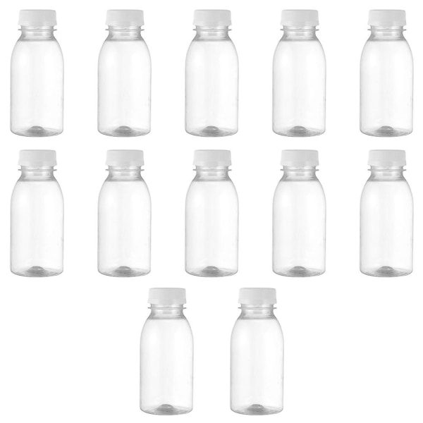 12 st Vintage Glasburkar Plast Juice Flaskor Fest Favor Flaskor Glas Baby Tom Drink Flaskor Mjölk