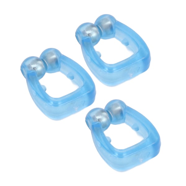 6 stk Mini Magnetisk Snorkeclips Unisex Bærbar Myk Silikon Magnetisk Snorkeclips for Kvinner Menn