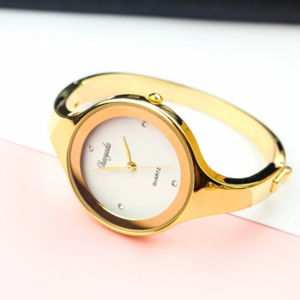 Reloj Mujer Mode Dam Klockor Märke Watch Damklocka Lady Quartz Armbandsur Watch Feminino Montre Femme Coffee