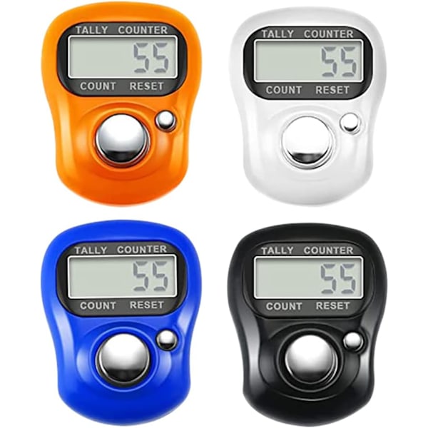 Finger counter, 5-digit electronic tachometer with LCD display