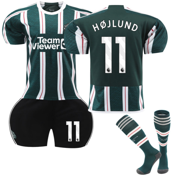 23-24 Manchester United away child no. 11 Højlund 22 22