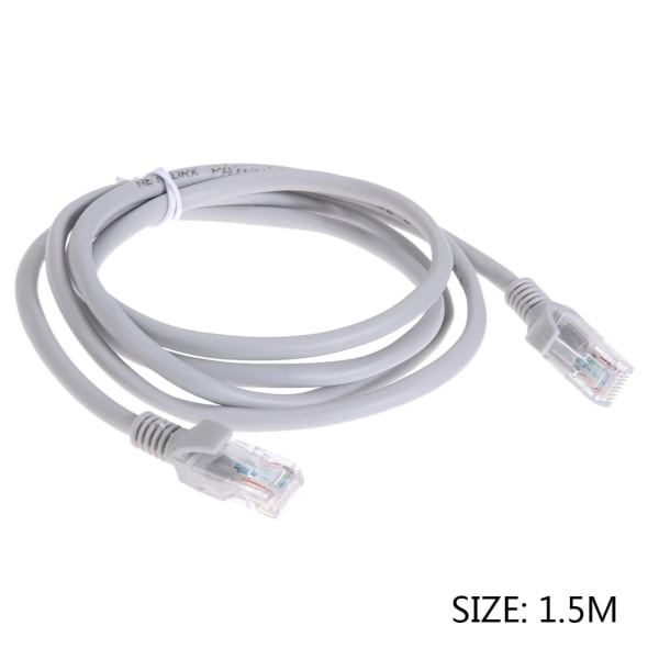 Kabel Ethernet haute vitesse router ordinateur kabel med anslutning RJ-45 Internet réseau Patch rette 98ft för PC router ordinateur 1.5m